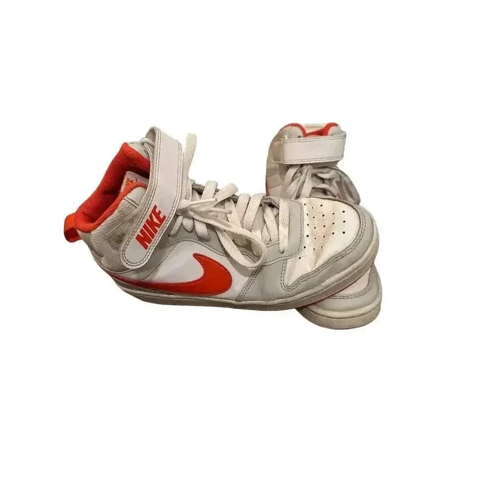 NIKE CD5436-102 Court Vision Kid's Mid High Top Basketball Sneakers Size 5Y